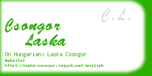 csongor laska business card